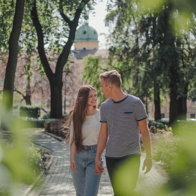 Park w Kaliszu romantyczny