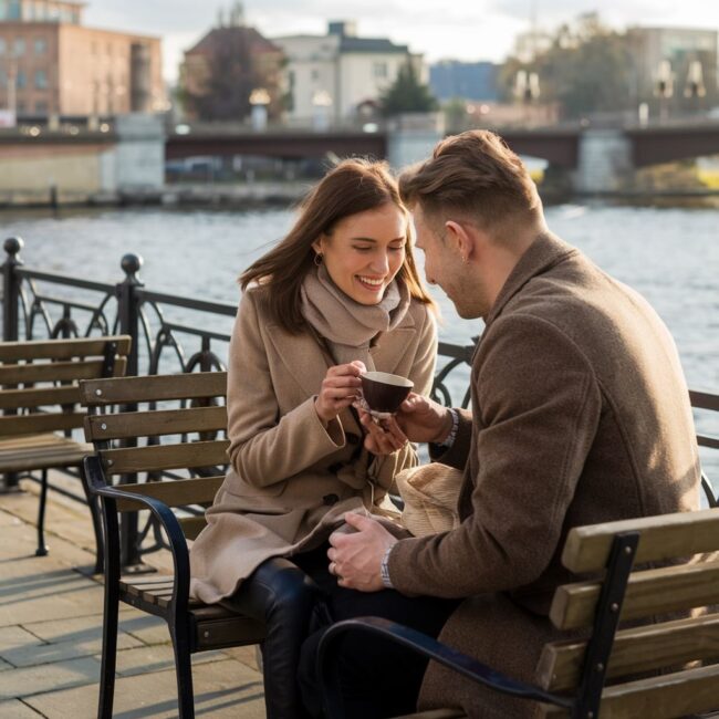 miasto Bydgoszcz para kawa