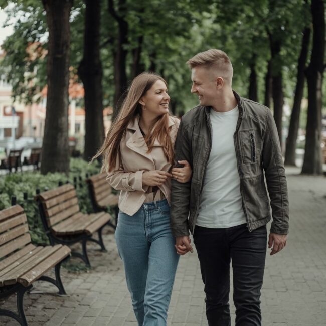 romantyczny spacer Konin